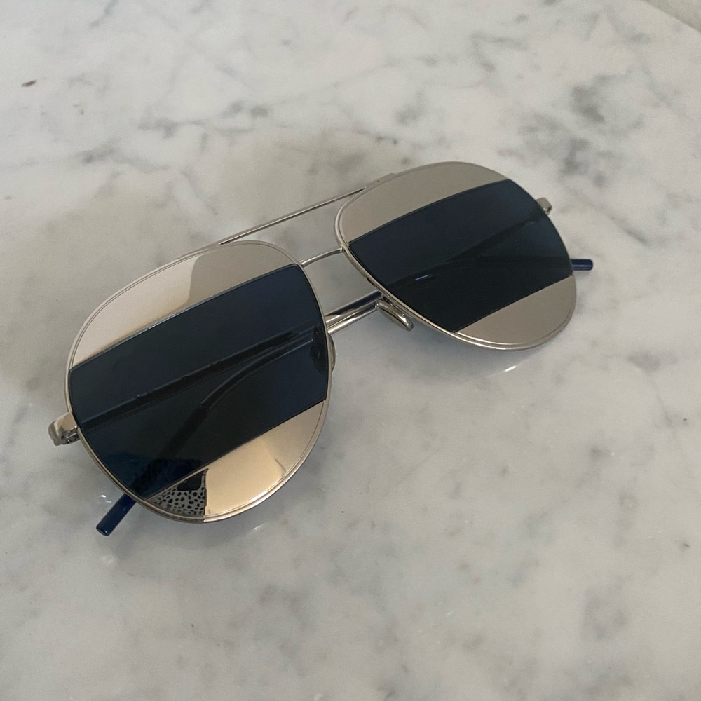 Dior Aviator Mirrored Sunglasses